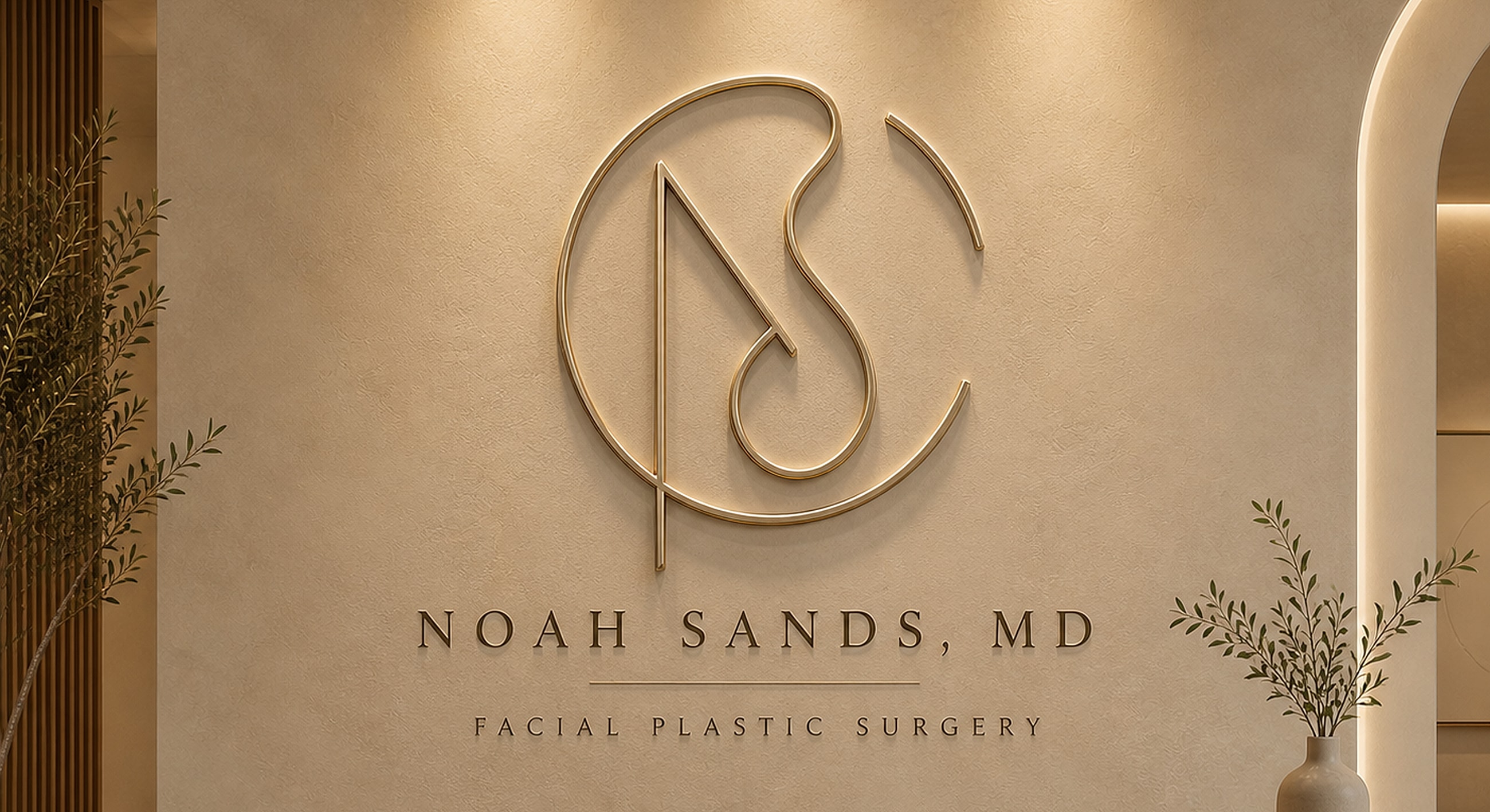 Interior of Noah Sands MD’s facial plastic surgery clinic.